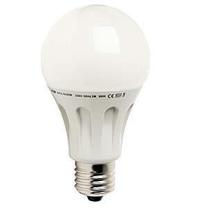 SET van 5 INTERlight LED Gloeilamp opaal 2,2W E27 Warmwit 42 LED's