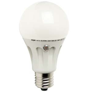 SET van 5 INTERlight LED Gloeilamp opaal 2,2W E27 met lichtsensor 45 LED's