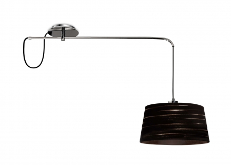 Hanglampen MAGMA hanglamp met zwarte kap by LaCreu 00-0264-21-82 + PAN-163-05