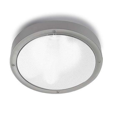 LED lampen BASIC plafondlamp grijs by Leds-C4 OUTDOOR 15-9491-34-CL