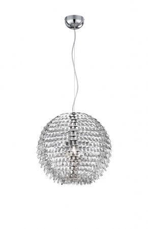 Hanglampen GLOBAL Hanglamp Chroom by Trio Leuchten 305500106