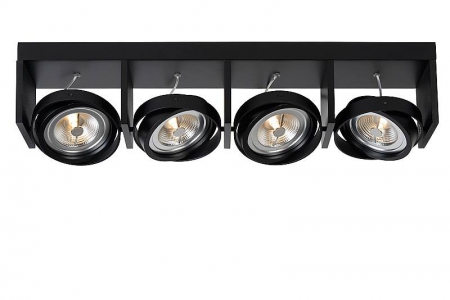 Spots ZETT LED spot zwart by Lucide 31988/48/30