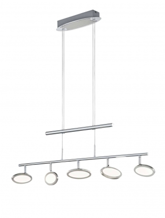 LED lampen DUELLANT LED Hanglamp Chroom by Trio Leuchten 372010506