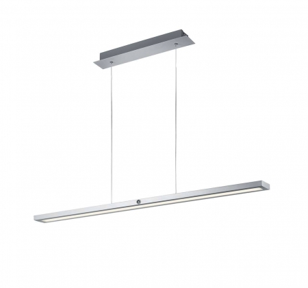 LED lampen SILAS LED Hanglamp Geborsteld aluminium by Trio Leuchten 372294505