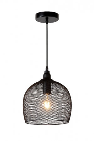 Wandlampen MESH hanglamp zwart by Lucide 43404/22/30