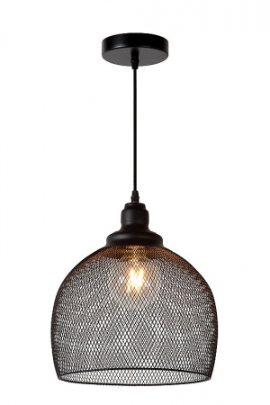 Wandlampen MESH hanglamp zwart by Lucide 43404/28/30
