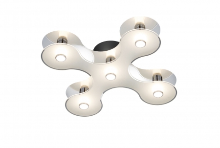 Plafondlampen SEOUL LED Plafondlamp LifeStyle by Trio Leuchten 623810506