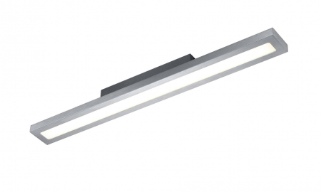 LED lampen SILAS LED Plafonnière Geborsteld aluminium by Trio Leuchten 672212405