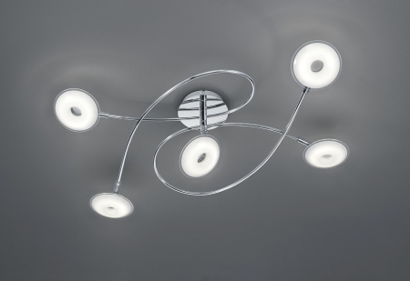 Plafondlampen PILATUS LED Plafondlamp Trio Leuchten 675910506