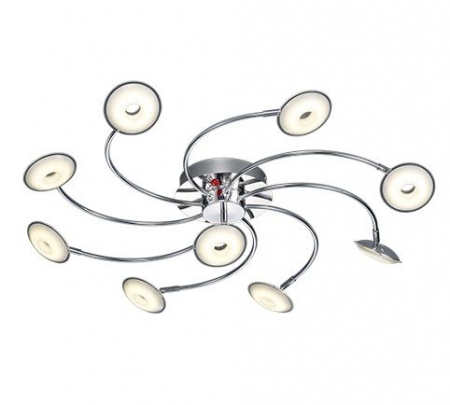 Plafondlampen PILATUS LED Plafondlamp Trio Leuchten 675990906