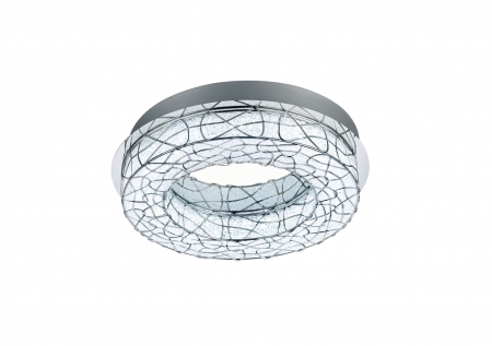 Plafondlampen ARAMIS LED Plafonnière Chroom by Trio Leuchten 677910106