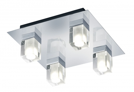 Plafondlampen Serie 2819 LED Plafondlamp Trio Leuchten 681910406