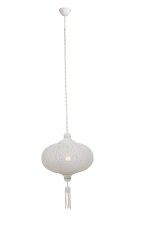Hanglampen LUMINATA oosterse hanglamp Wit by Steinhauer 7544W