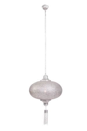 Hanglampen LUMINATA oosterse hanglamp Zilver by Steinhauer 7544ZI