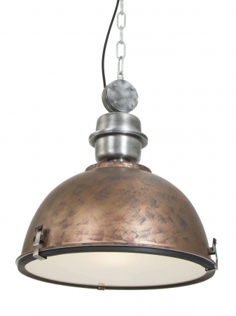 Hanglampen BIKKEL industriële hanglamp Bruin by Steinhauer 7586B