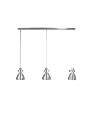 Kantoorverlichting TRIPOLOS moderne hanglamp Staal by Steinhauer 7631ST