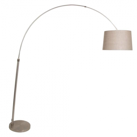 Vloerlampen STRESA moderne vloerlamp Staal by Steinhauer 9827ST