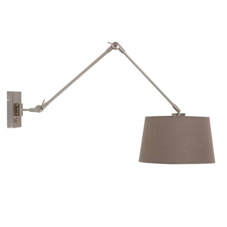 Wandlampen Gramineus moderne wandlamp Staal by Steinhauer 9845ST