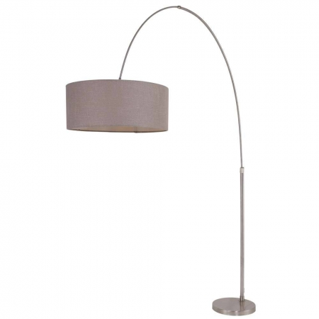 Vloerlampen Stresa moderne vloerlamp Staal by Steinhauer 9852ST