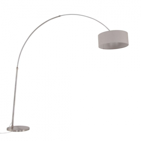 Vloerlampen Gramineus moderne vloerlamp Staal by Steinhauer 9873ST