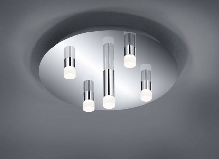 LED lampen ZIDANE LED Plafonnière Chroom by Trio Leuchten C678610506