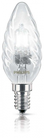 Lichtbronnen E14 EcoClassic Kaars Gedraaid 42W (=55W) Dimbaar by Philips 82076801