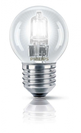 Lichtbronnen E27 EcoClassic Kogel 18W (=25W) Dimbaar by Philips 83138204