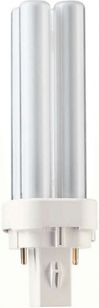 Lichtbronnen PL-C Spaarlamp 2-Pins 10W (=50W) Master by Philips 830 Warm Wit