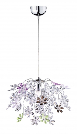 Hanglampen FLOWER Hanglamp Chroom by Trio Leuchten R10011017