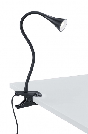 Tafellampen VIPER LED Klemlamp Zwart by Trio Leuchten R22398102