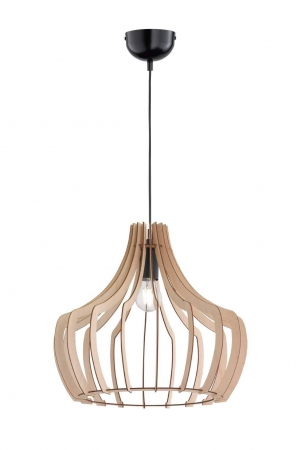 Hanglampen WOOD Hanglamp Houtkleur by Trio Leuchten R30253830