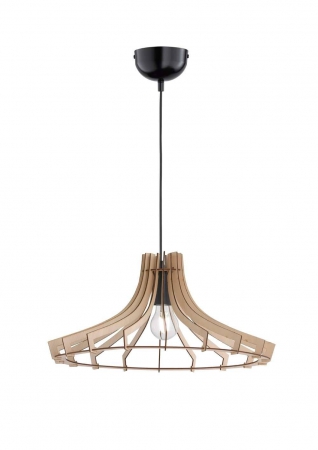 Hanglampen WOOD Hanglamp Houtkleur by Trio Leuchten R30254730