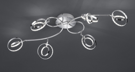 Plafondlampen PRATER LED Plafondlamp Reality by Trio Leuchten R62706106