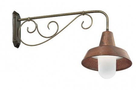 Tuinverlichting RUSTICA Koperen Buitenlamp 242.26.ORB