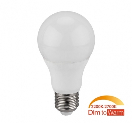 Lichtbronnen E27 LEDLAMP STANDAARD 11W (=60W) Dim2Warm