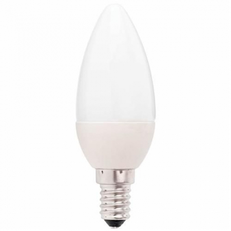 LED lampen E14 LEDLAMP KAARS 5,5W (=32W) DIMBAAR WARM WIT