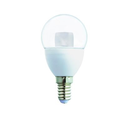 LED lampen E14 LEDLAMP KOGEL 5,5W (=32W) DIMBAAR WARM WIT HELDER