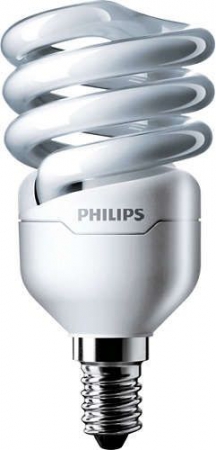 Spaarlampen E14 SPAARLAMP 12W (=60W) TORNADO by PHILIPS Warm Wit