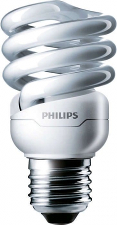 Spaarlampen E27 SPAARLAMP 12W (=60W) TORNADO BY PHILIPS WARM WIT