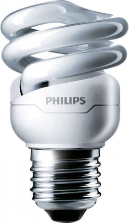 Spaarlampen E27 SPAARLAMP 8W (=45W) TORNADO BY PHILIPS WARM WIT