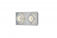 ATLANTA LED Wand lamp Nikkel mat by Trio Leuchten 275470207