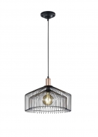 TANJA Hanglamp Zwart by Trio Leuchten 300700102