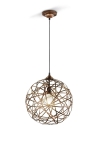 JACOB Hanglamp Antiek koper by Trio Leuchten 305100162