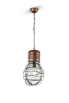 EDDA Hanglamp Antiek koper by Trio Leuchten 340100162