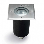 GEA grondspot RVS by Leds-C4 Outdoor 55-9281-CA-37