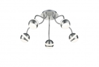 BALOU LED Plafonnière Nikkel mat by Trio Leuchten 624110507