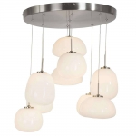 Bollique cluster moderne hanglamp Staal by Steinhauer 7815ST
