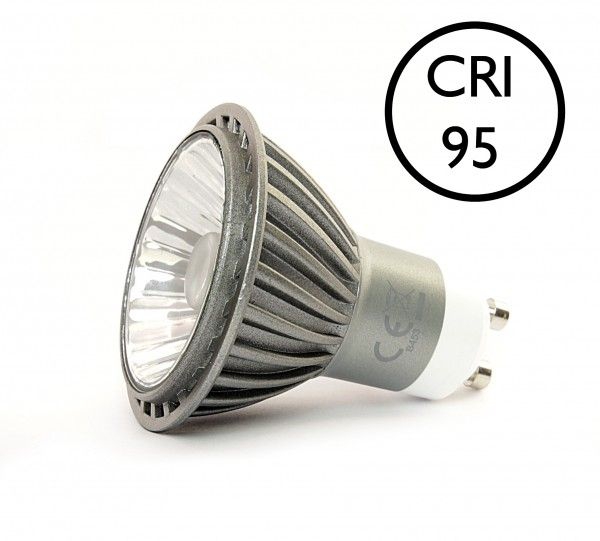 LED spot GU10 - 7,5W vervangt 60W - 6000K daglicht wit LED spot GU10 - 7,5W vervangt 60W - 6000K daglicht wit