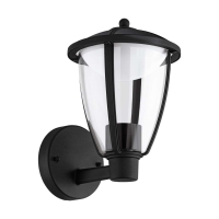 COMUNERO wandlamp zwart, zilver by Eglo Outdoor 96294