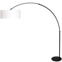 STRESA moderne vloerlamp Zwart by Steinhauer 9832ZW